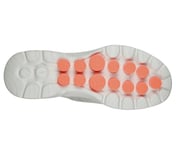 GO WALK 6 - GLIMMERING, GREY/CORAL Footwear Bottom View