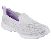 GO WALK 6 - VALERIE, GREY/LAVENDER Footwear Right View