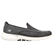 GO WALK 6 - CARICE, BLACK/WHITE Footwear Lateral View