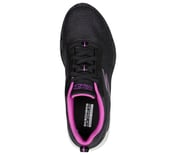 GO WALK 6 - SPRING HORIZON, BLACK/PURPLE Footwear Top View
