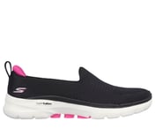 GO WALK 6 - OCEAN SPLASH, BLACK/HOT PINK Footwear Lateral View