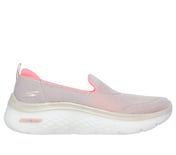 GO WALK HYPER BURST-EXTREME O, TAUPE/CORAL Footwear Lateral View