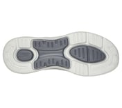 GO WALK ARCH FIT - CLANCY, GREY/PINK Footwear Bottom View