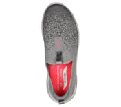 GO WALK ARCH FIT-LUNAR VIEWS, GREY/CORAL Footwear Top View