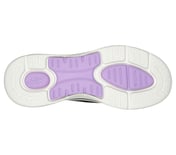 GO WARK ARCH FIT - HAZEL, BLACK/LAVENDER Footwear Bottom View