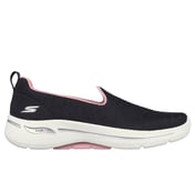 GO WALK ARCH FIT - OCEAN REEF, BLACK/PINK Footwear Lateral View