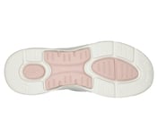 GO WALK ARCH FIT -OCEAN VIBES, GREY/PINK Footwear Bottom View