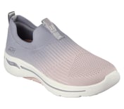 GO WALK ARCH FIT -OCEAN VIBES, GREY/PINK Footwear Right View