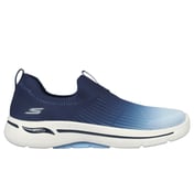 GO WALK ARCH FIT -OCEAN VIBES, NAVY/LIGHT BLUE Footwear Lateral View