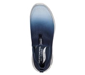 GO WALK ARCH FIT -OCEAN VIBES, NAVY/LIGHT BLUE Footwear Top View