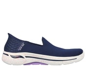 GO WALK ARCH FIT, NAVY/LAVENDER Footwear Lateral View
