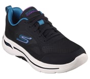 GO WALK ARCH FIT, BLACK/LAVENDER Footwear Right View