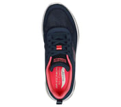GO WALK ARCH FIT, NAVY/CORAL Footwear Top View