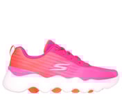 GO WALK MASSAGE FIT, PINK/ORANGE Footwear Lateral View