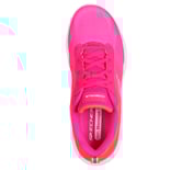 GO WALK MASSAGE FIT, PINK/ORANGE Footwear Top View