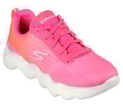 GO WALK MASSAGE FIT, PINK/ORANGE Footwear Right View