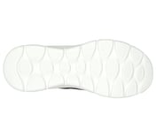 GO WALK FLEX, BLACK/HOT PINK Footwear Bottom View