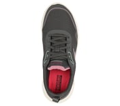 GO WALK FLEX, CHARCOAL/PURPLE Footwear Top View