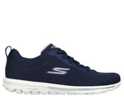 GO WALK TRAVEL - FUN JOURNEY, NAVY/LAVENDER Footwear Lateral View