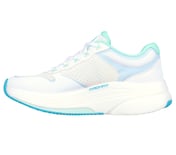 GO WALK DISTANCE WALKER - FRESH LOOK, WHITE/AQUA Footwear Left View
