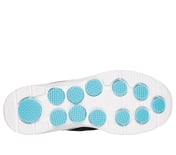 GO WALK 7 - COSMIC WAVES, BLACK/TURQUOISE Footwear Bottom View