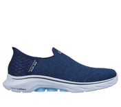 SKECHERS SLIP-INS: GO WALK 7 - SPRINGTIME, NAVY Footwear Lateral View