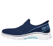GO WALK 7 - MIA, NAVY/AQUA Footwear Left View