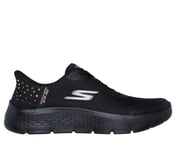 GO WALK FLEX - KRYSTA, BLACK/ROSE GOLD Footwear Lateral View