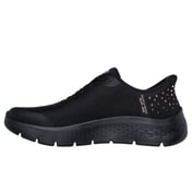 GO WALK FLEX - KRYSTA, BLACK/ROSE GOLD Footwear Left View