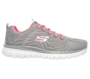 GRACEFUL-GET CONNECTED, GREY/CORAL Footwear Right View