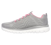 GRACEFUL-GET CONNECTED, GREY/CORAL Footwear Left View