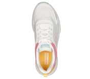 GO RUN PULSE - OPERATE, WHITE/HOT PINK Footwear Top View