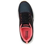 GO RUN PULSE-GET MOVING, BLACK/MULTI Footwear Top View