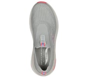 MAX CUSHIONING ARCH FIT - MYR, GREY/PINK Footwear Top View