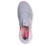 Skechers Slip-ins Max Cushioning Arch Fit - Fluidity, GREY/PINK Footwear Top View