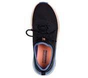 GO RUN ELEVATE 2.0 - ARTESIA, BLACK/BLUE/ORANGE Footwear Top View