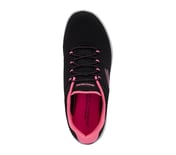 SUMMITS - QUICK LAPSE, BLACK/CORAL Footwear Top View