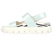 MALAGA - ELENA, TURQUOISE Footwear Left View