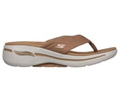 SKECHERS GO WALK ARCH FIT - ASTOUND, TAN Footwear Lateral View