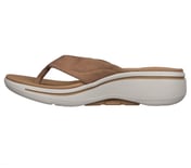 SKECHERS GO WALK ARCH FIT - ASTOUND, TAN Footwear Left View
