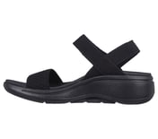 GO WALK ARCH FIT SANDAL-POLIS, BBLACK Footwear Left View