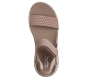 GO WALK ARCH FIT SANDAL-POLIS, TAN Footwear Top View