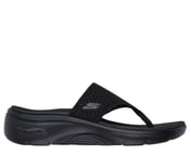 GO WALK ARCH FIT 2, BLACK Footwear Lateral View
