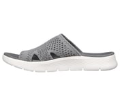 GO WALK FLEX SANDAL - ELATION, GREY Footwear Left View