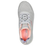 D'LUX WALKER-INFINITE MOTION, LIGHT GREY/CORAL Footwear Top View