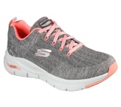 ARCH FIT-COMFY WAVE, GREY/PINK Footwear Right View