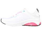 SKECH-AIR EXTREME 2.0-HIGH MO, WHITE BLACK PINK Footwear Left View