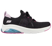 SKECH-AIR EXTREME 2.0-TIMELES, BLACK/PURPLE Footwear Lateral View