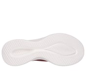 SKECHERS SLIP-INS: ULTRA FLEX 3.0 - BRILLIANT, BBURGUNDY Footwear Bottom View