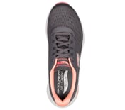 ARCH FIT-INFINITY COOL, CHARCOAL/CORAL Footwear Top View